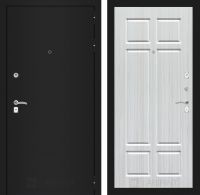 Входная дверь Лабиринт CLASSIC шагрень черная 08 - Кристалл вуд